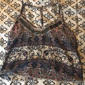 Floral crop top